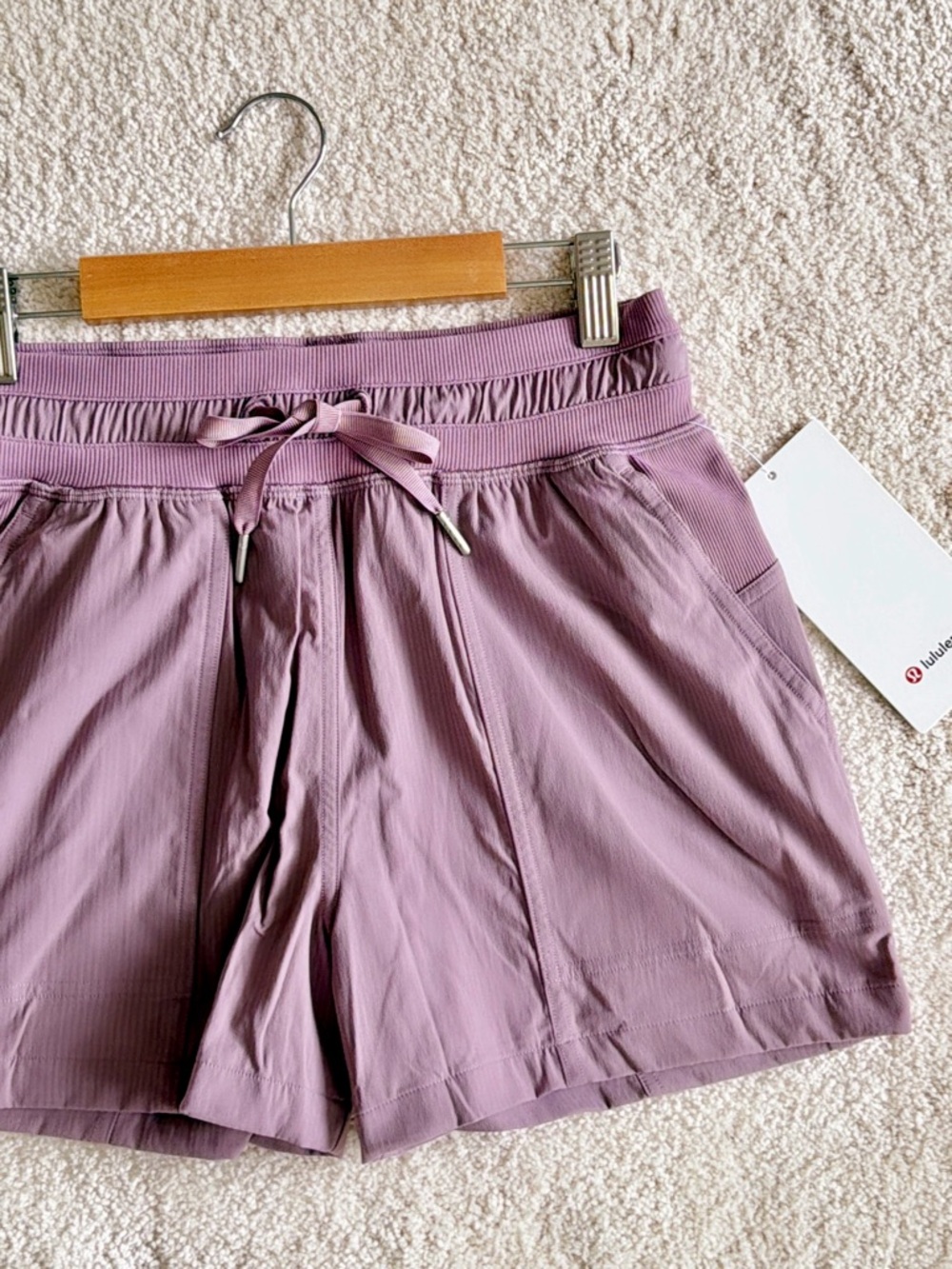NWT🩷lululemon Dance Studio High Rise Shorts 3.5” LVLX 4 Lavender Lux Golf Tennis